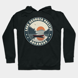 Lake Georgia Pacific Arkansas Sunset Hoodie